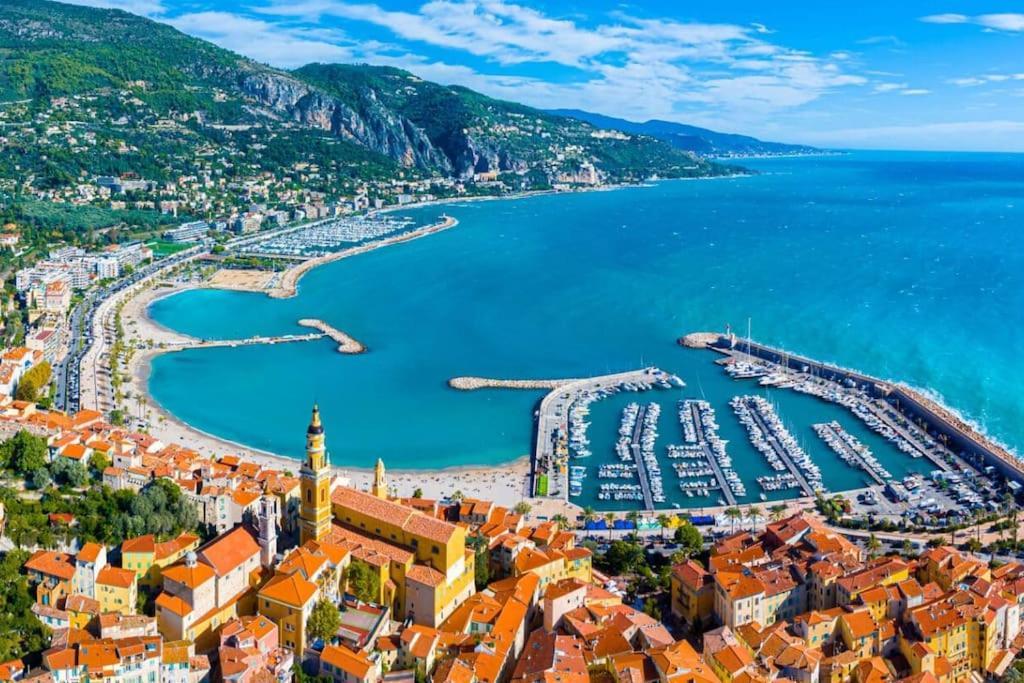Le Landelle - Centre- Climatisation -Proche Gare Sncf Apartment Menton Exterior foto